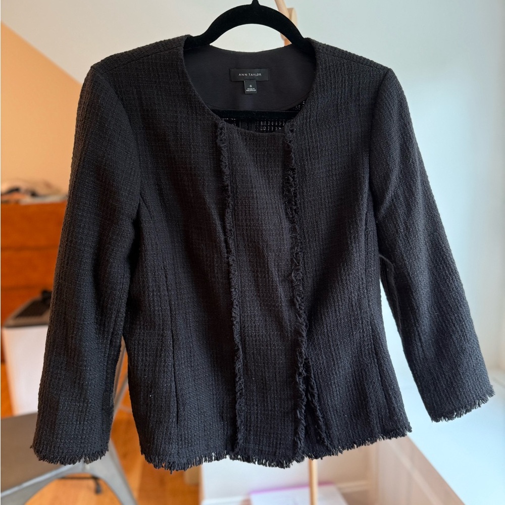 Ann Taylor Black Lady Jacket (sz 6)
